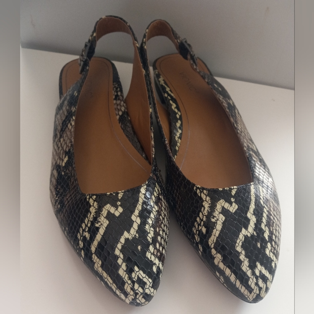 Vionic Jade Flat Slingback Boa Pointed-Toe Flat S… - image 1